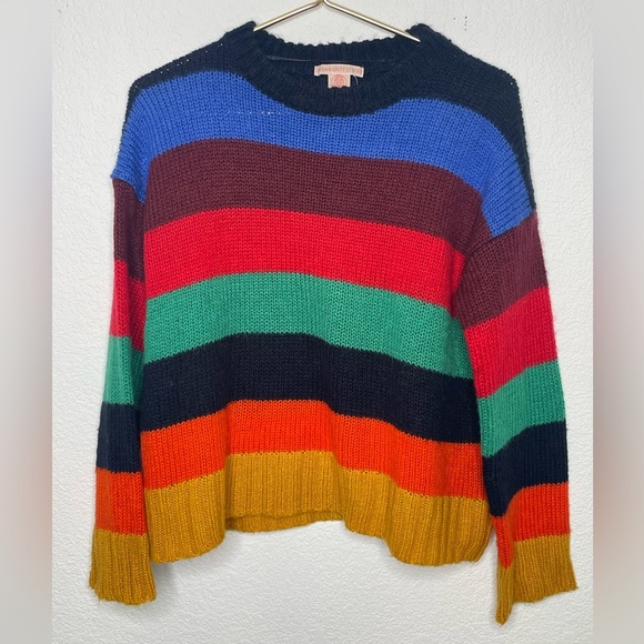 Urban Outfitters Sweaters - Urban Outfitters sweater striped oversized sz small boyfriend